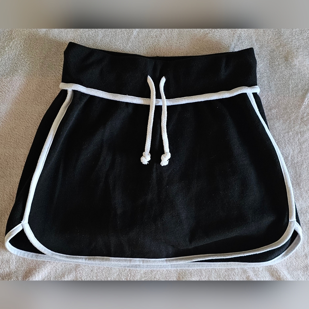 Drawstring Mini Skort